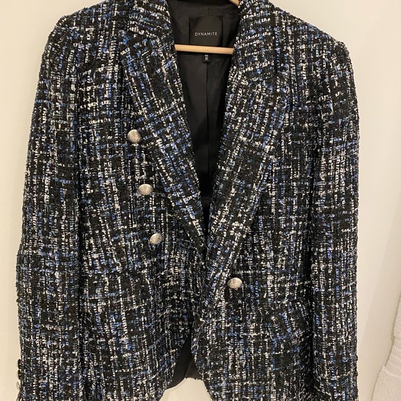 Dynamite tweed Double breasted blazer - Picture 1 of 4